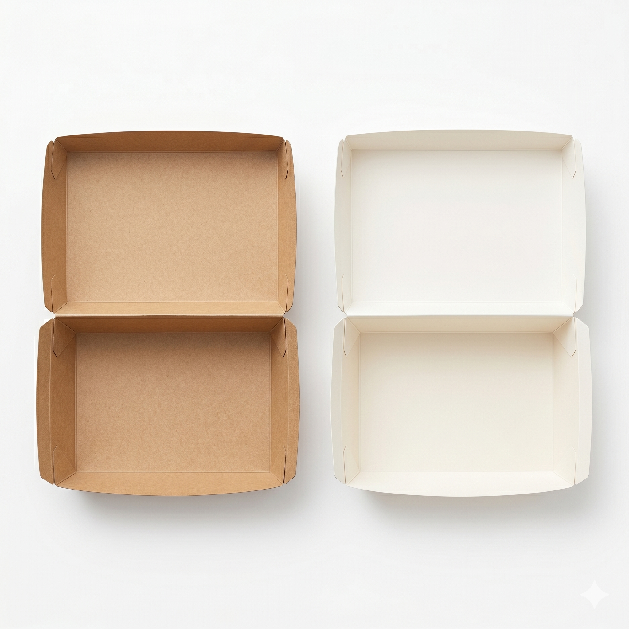 66 oz Kraft Paper Food Boxes | Extra Large Takeout Containers for Restaurants & Catering | 200 per Case