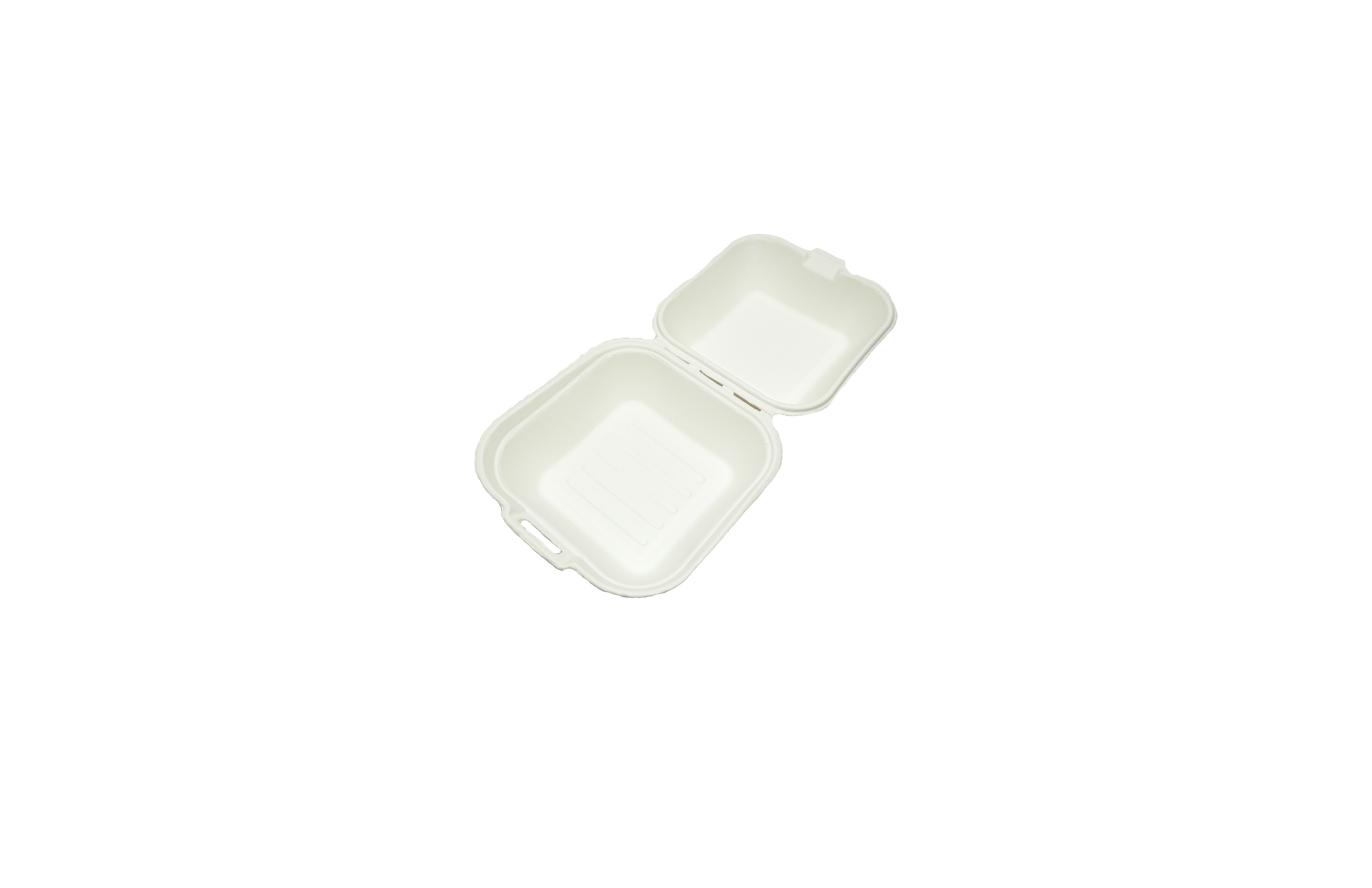 6" x 6" Biodegradable Clamshell - Small Square