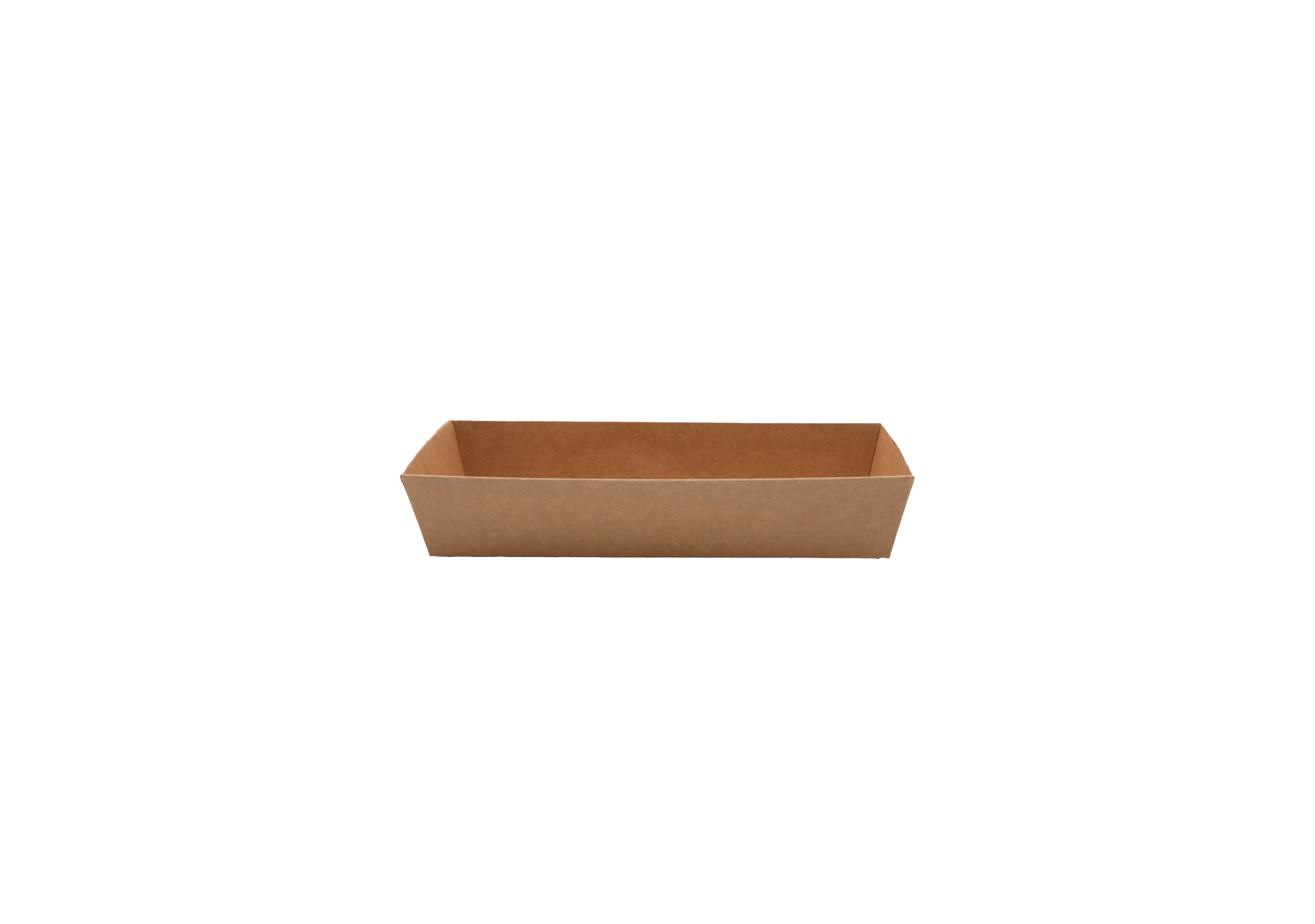 pastry 6" Rectangular Kraft Paper Tray