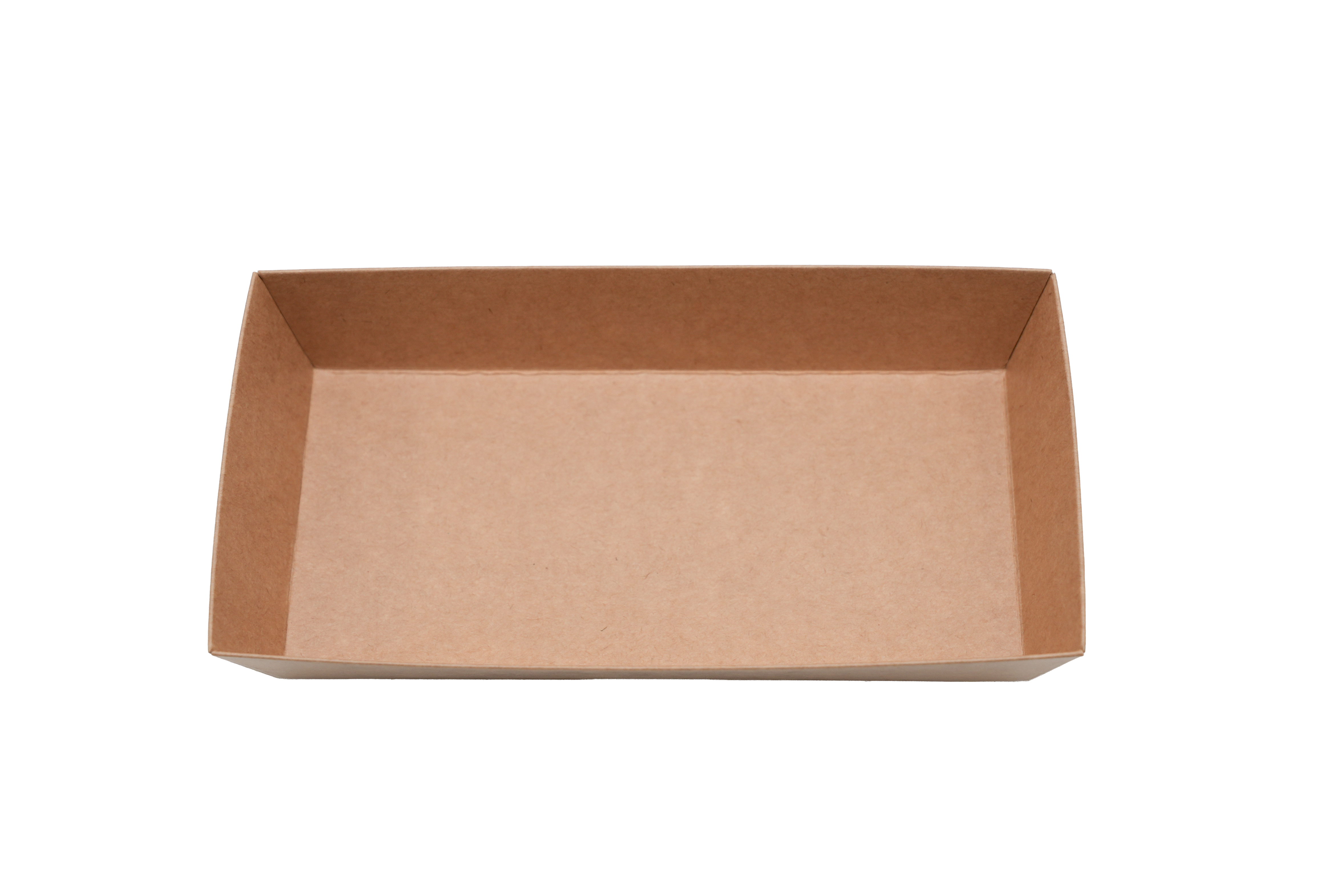 pastry 6" Rectangular Kraft Paper Tray