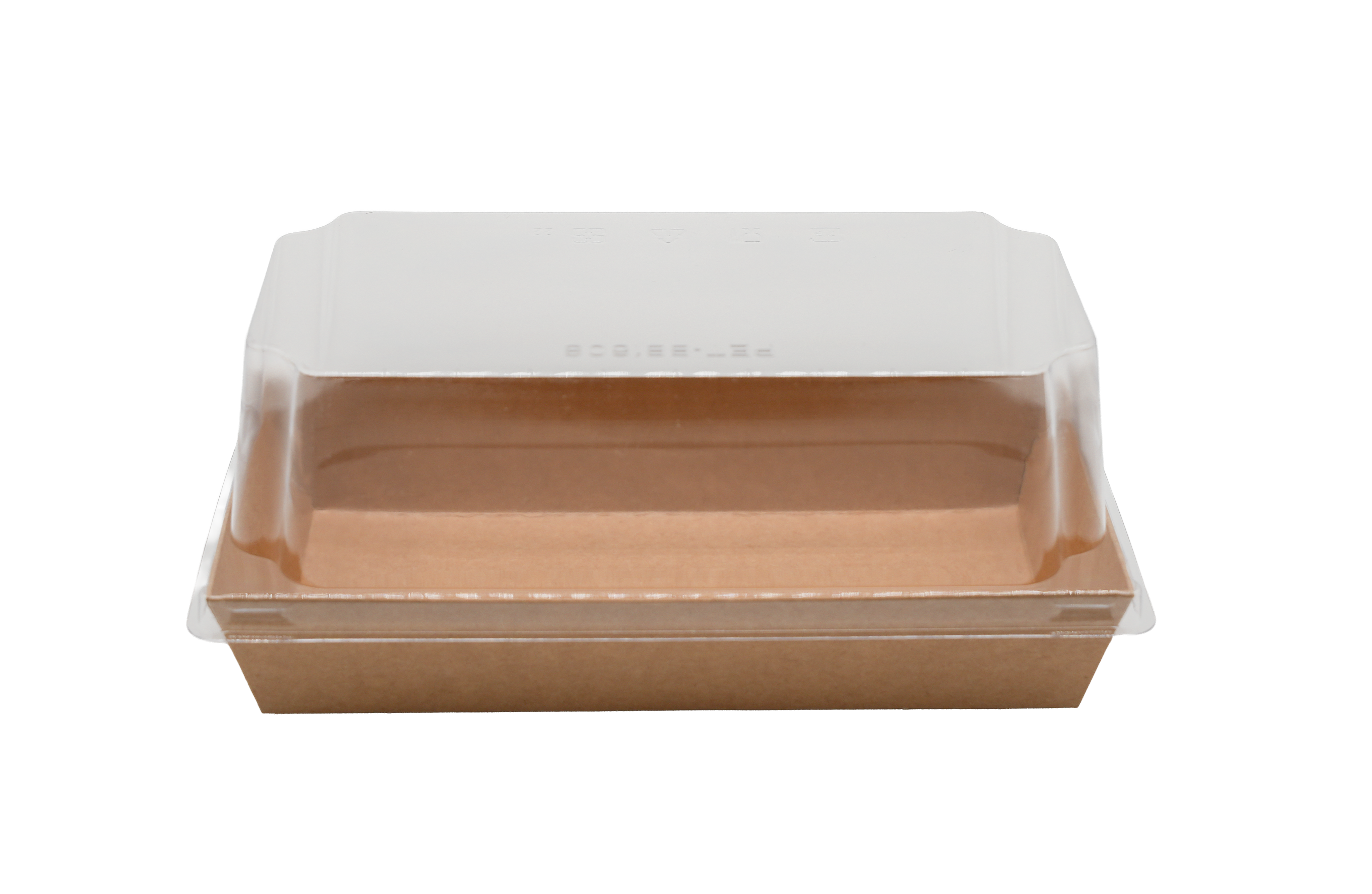pastry 6" Rectangular Kraft Paper Tray