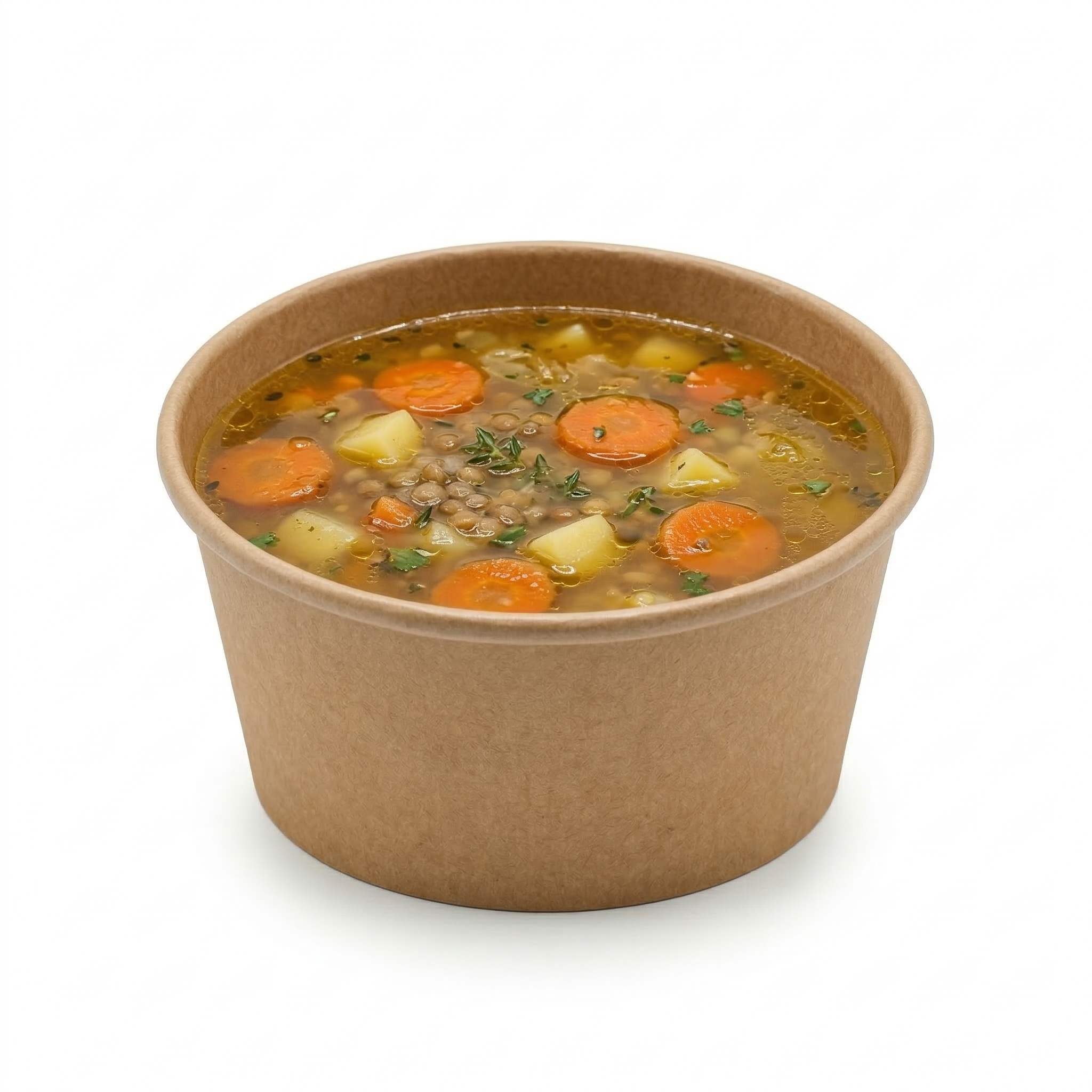 12.8 oz Paper Bowls | Bulk Hot Food Bowls for Restaurants | 600/Case