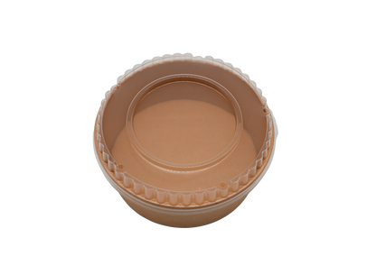27oz/set  Round Containerwith flat lid