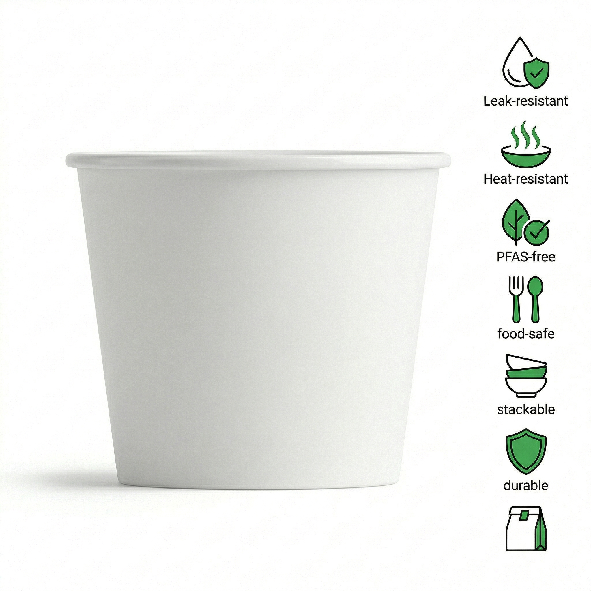 30 oz Paper Bowls | Bulk Extra Large Hot Food Bowls for Restaurants | 600 per Case