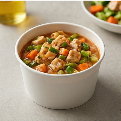 30 oz Paper Bowls | Bulk Extra Large Hot Food Bowls for Restaurants | 600 per Case