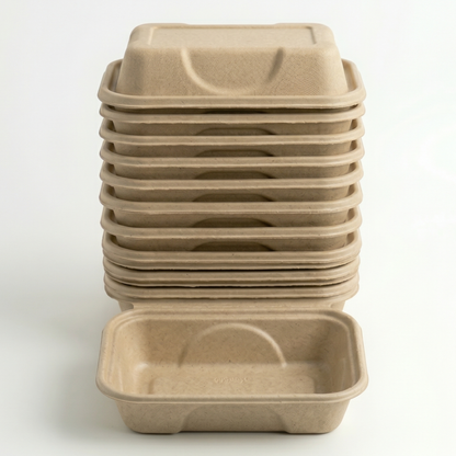 32 oz Paper Lunch Boxes | Single Compartment Takeout Containers for Restaurants | 300 per Case