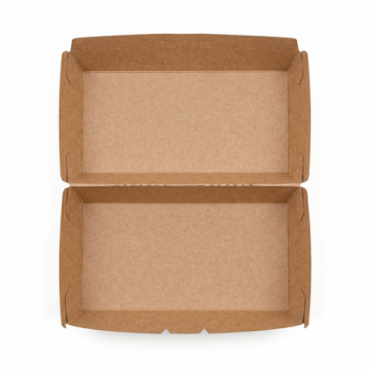 40 oz Kraft Paper Food Boxes | Large Takeout Containers for Restaurants & Catering | 200 per Case