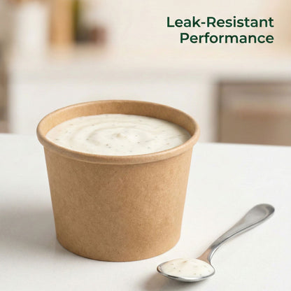 4 oz Paper Sauce Cups | Bulk Portion Cups for Restaurants | 2,000/Case