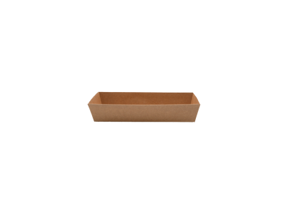 pastry 6" Rectangular Kraft Paper Tray