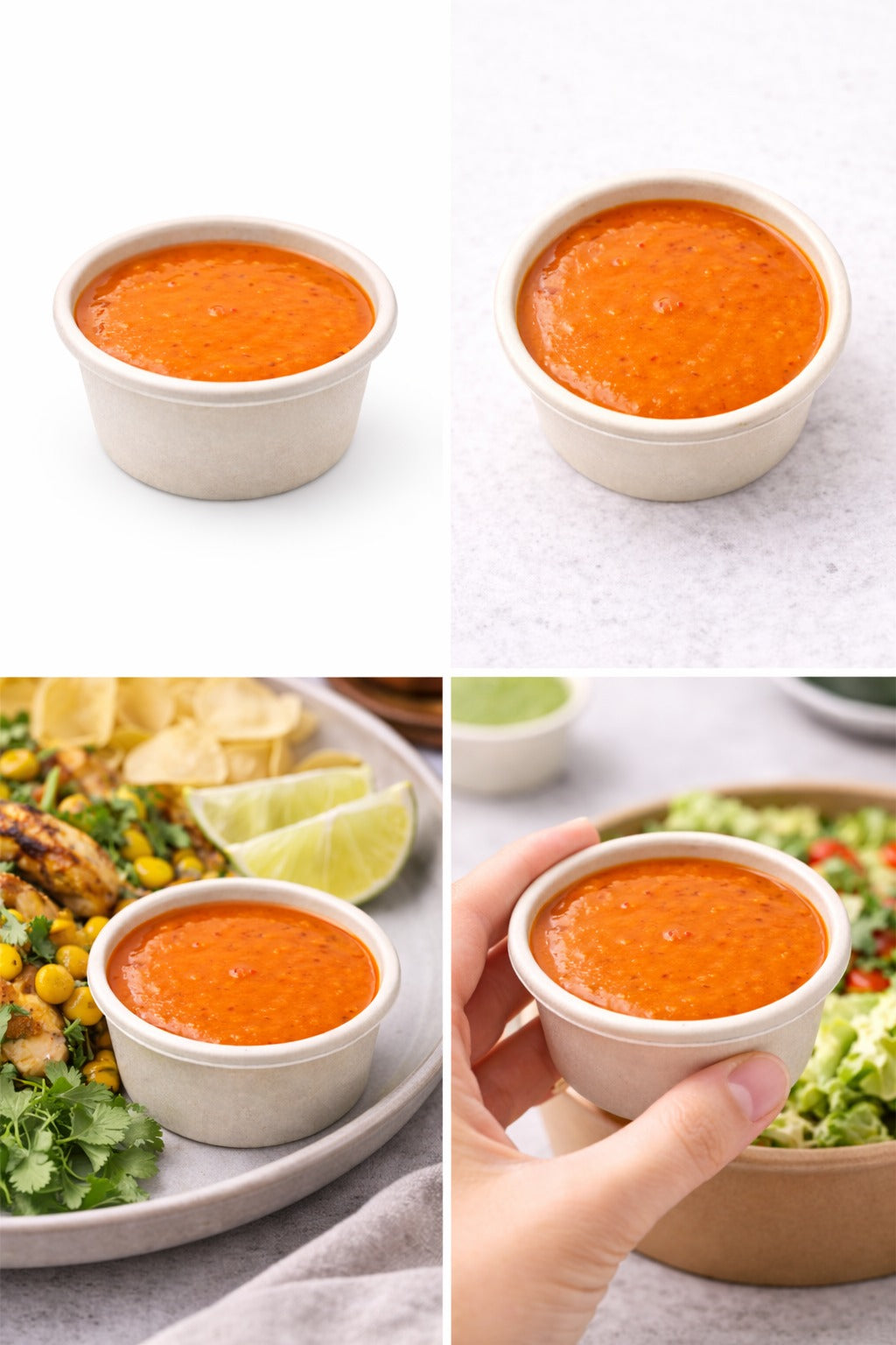 Sauce Cup Lid – Fits 3oz & 4oz Portion Cups
