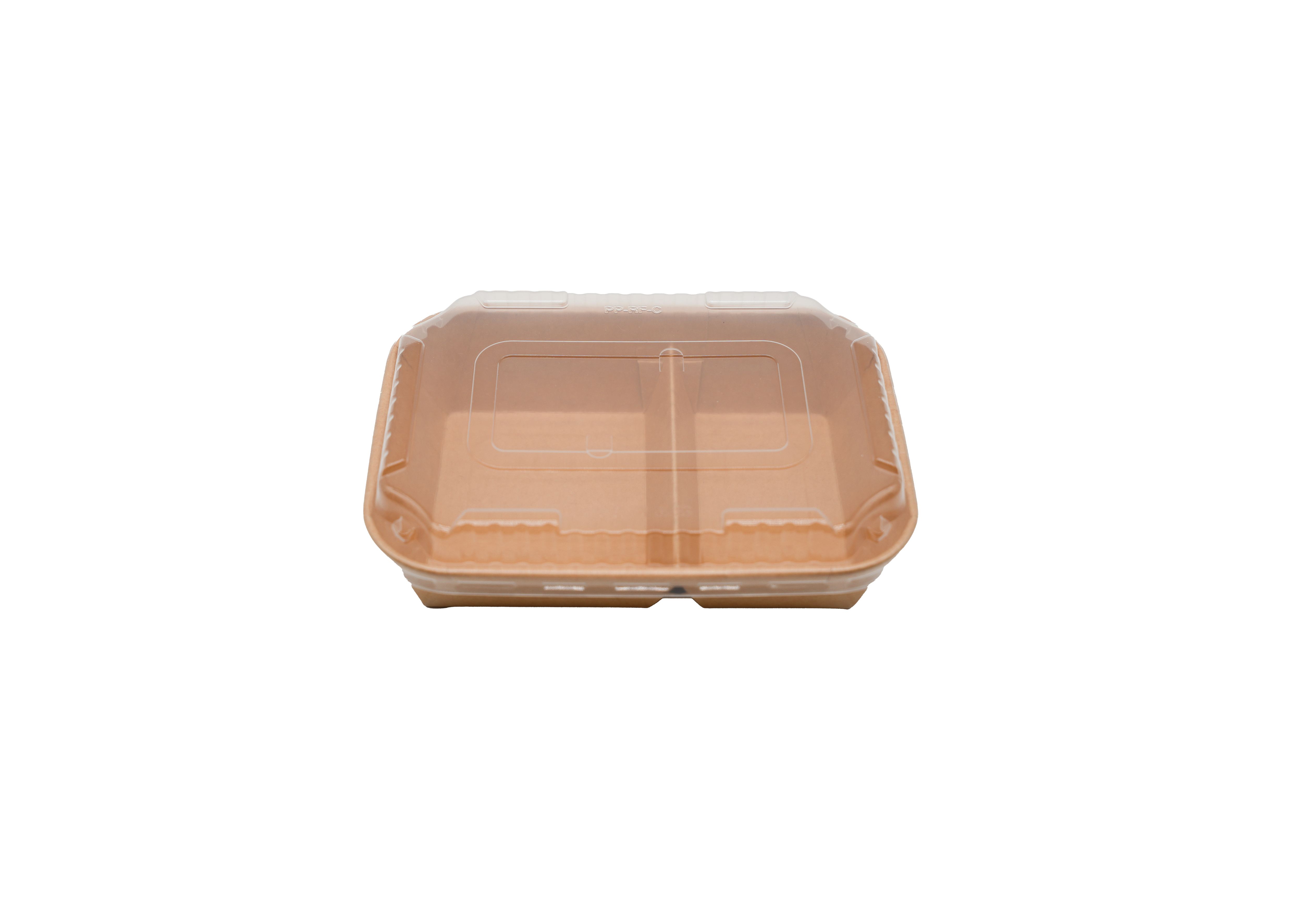Rectangular Paper Food Box - Two Compartments
