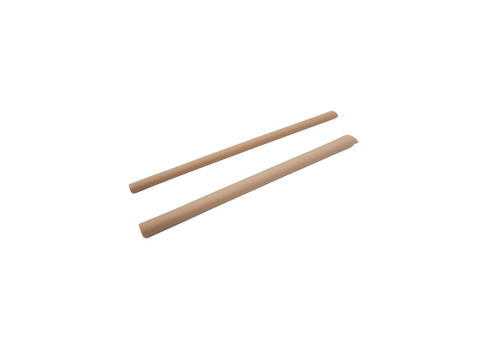 Tea fiber straws flat lay
